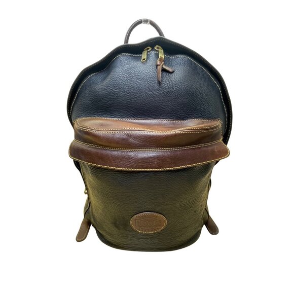 Roots | Bags | Roots Unisex Black Brown Genuine Leather Adjustable ...